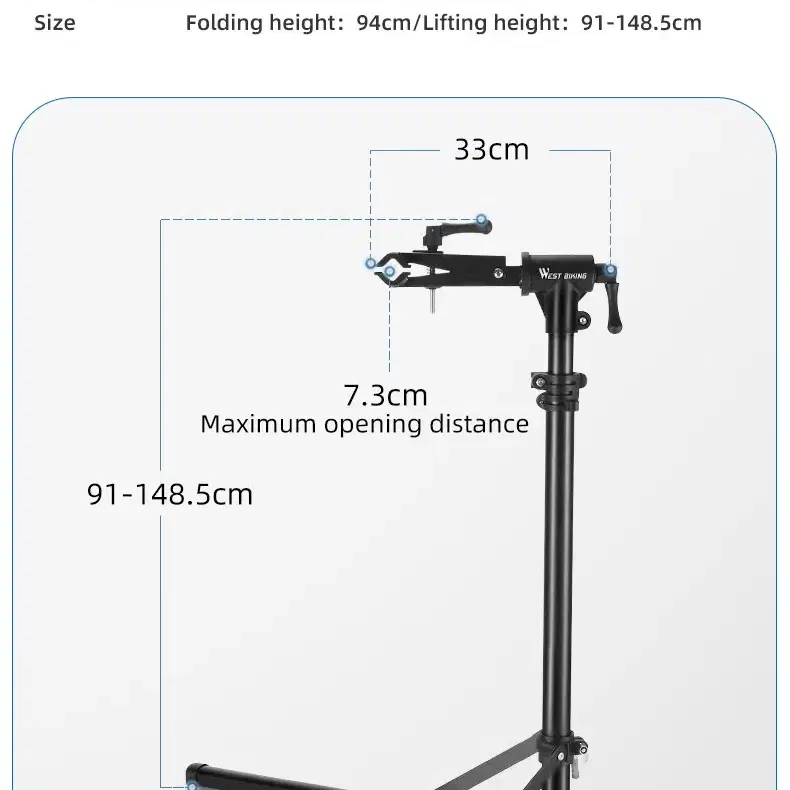 웨스트바이킹 전문가용 자전거 수리대 거치대 정비대 스탠드 YP9237