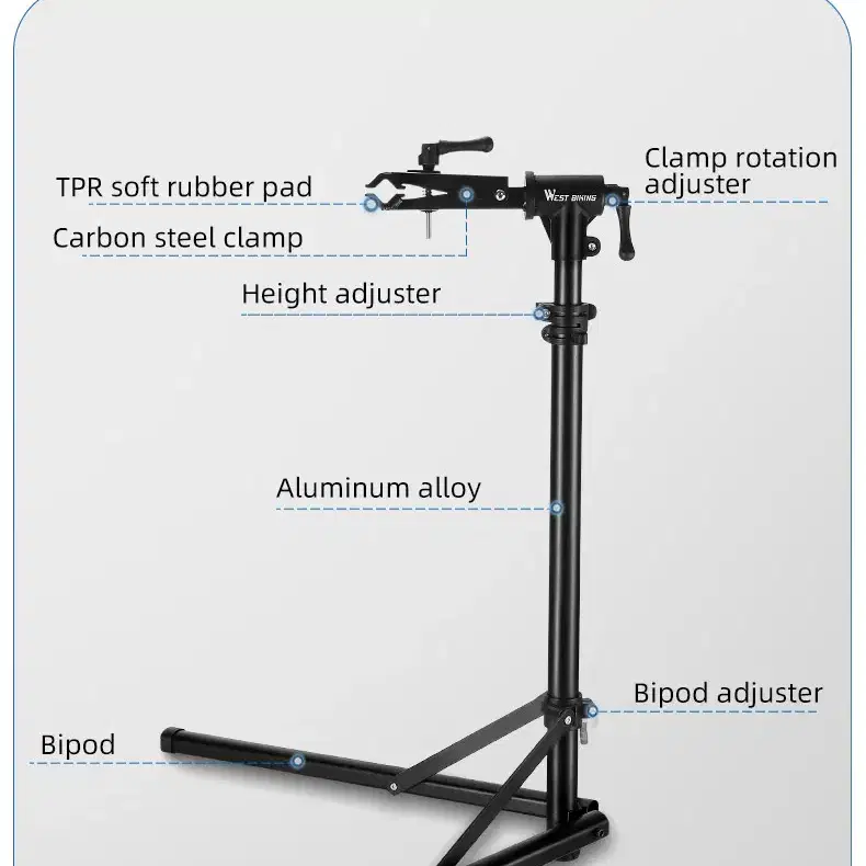 웨스트바이킹 전문가용 자전거 수리대 거치대 정비대 스탠드 YP9237