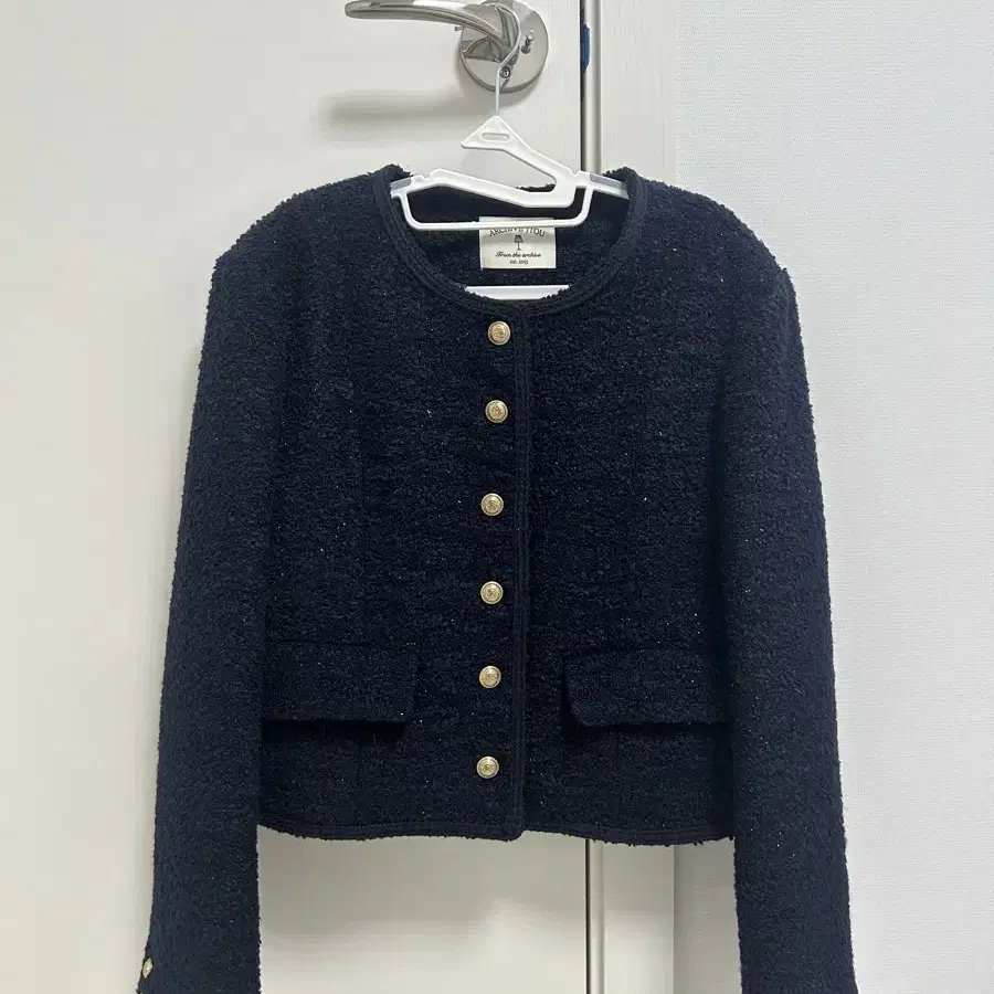 아카이브제이투유 midnight wool tweed jacket