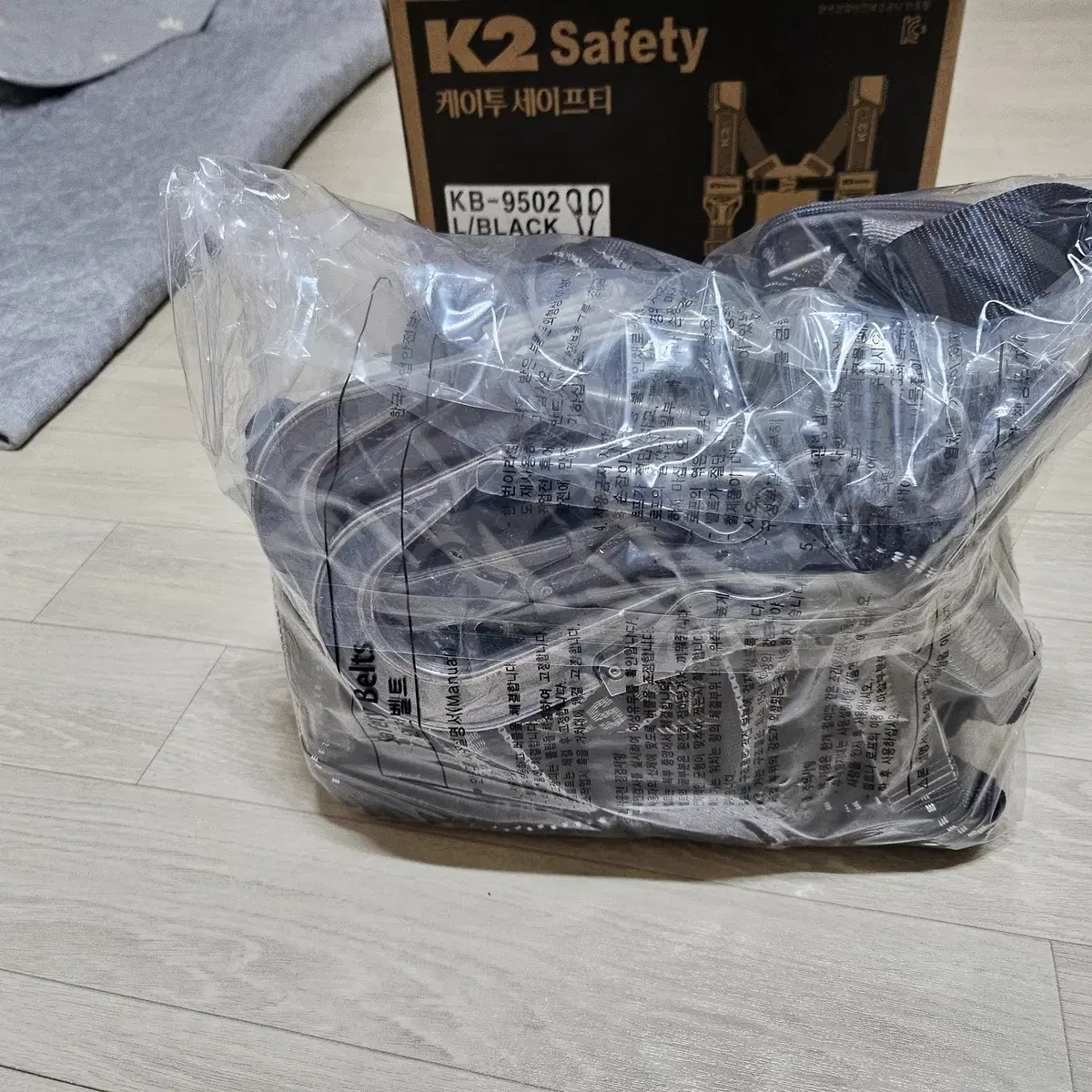 k2 Safety KB-9502 L/BLACK 전체식/엘라스틱더블