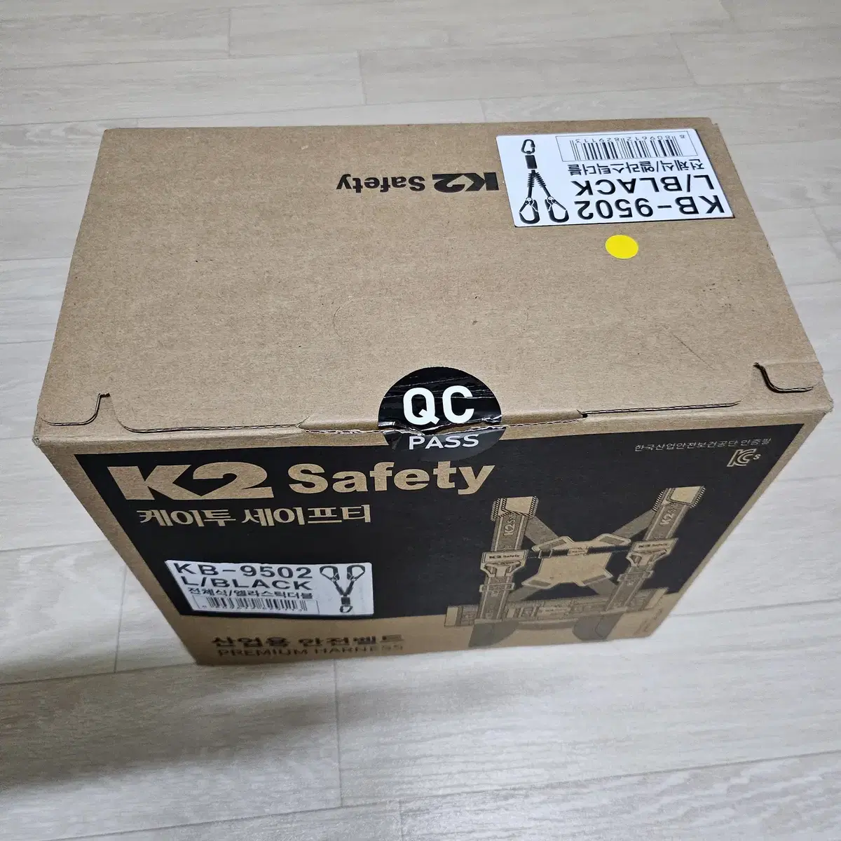 k2 Safety KB-9502 L/BLACK 전체식/엘라스틱더블