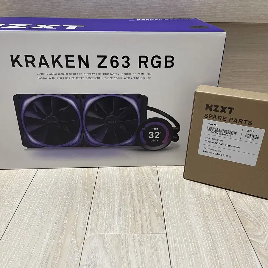 NZXT z63 rgb cpu 수냉쿨러