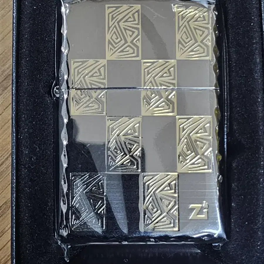 (새상품)지포 Zippo BLOCK 2  BLACK (메탈 가스캣 장착)