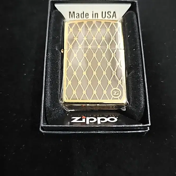 (새상품)지포 Zippo PATTERN ZI 1-GD(메탈 가스캣 장착)