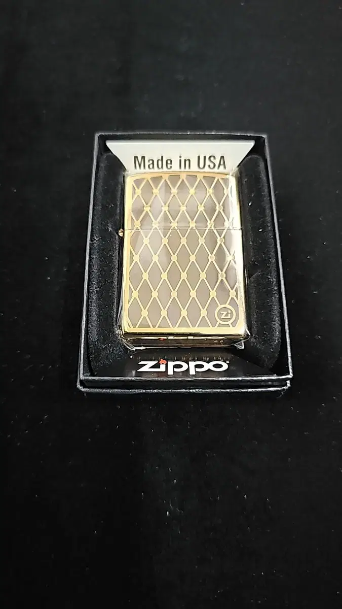 (새상품)지포 Zippo PATTERN ZI 1-GD(메탈 가스캣 장착)