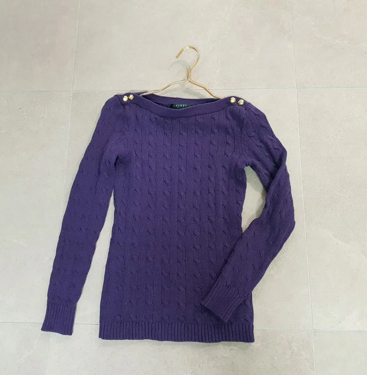 Ralph Lauren knit polo with keum