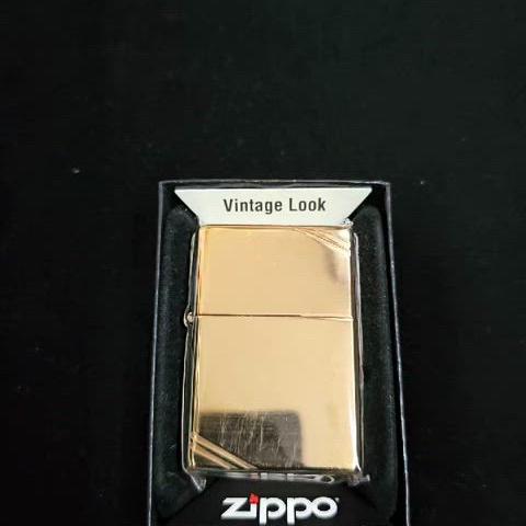 (새상품) 지포 Zippo 270 VINTAGE HI POL BRASS