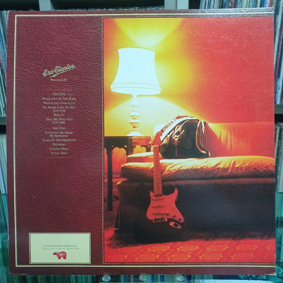 (LP) Eric Clapton - Backless