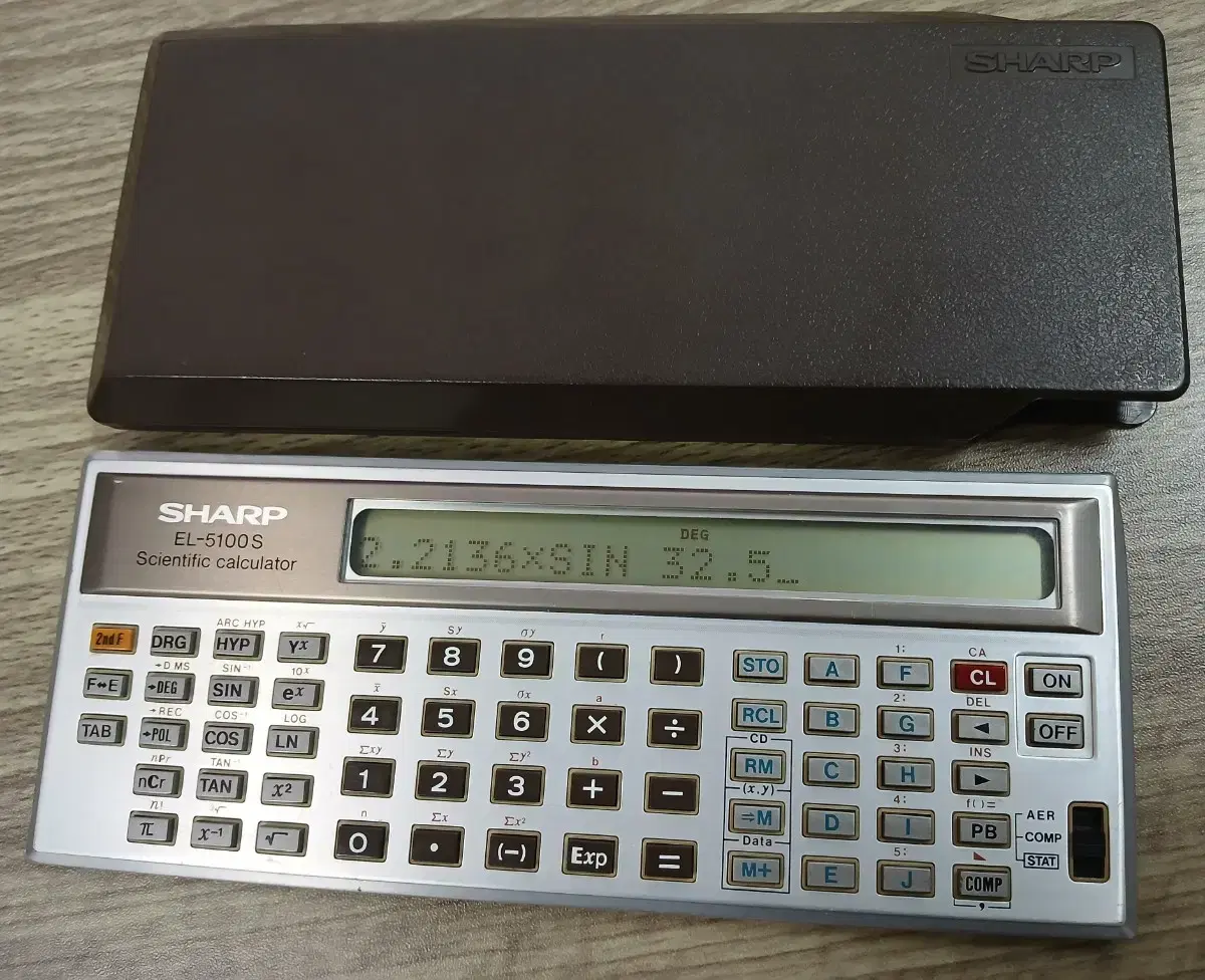 빈티지 80년대 공학용 계산기 SHARP EL-5100S