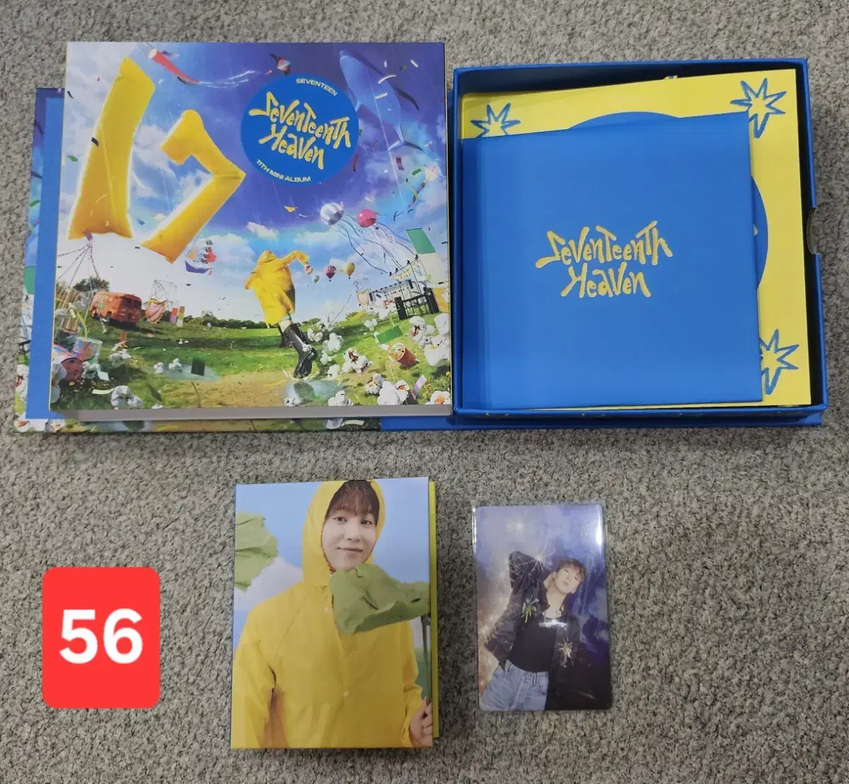 God of Music boo seungkwan Carat Vahn unsealed album photocard DeVol wts seventeen Heaven