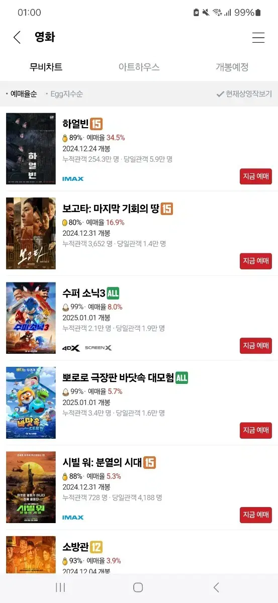 CGV 4dx, screenx, sx 영화 두자리 예매해드려요