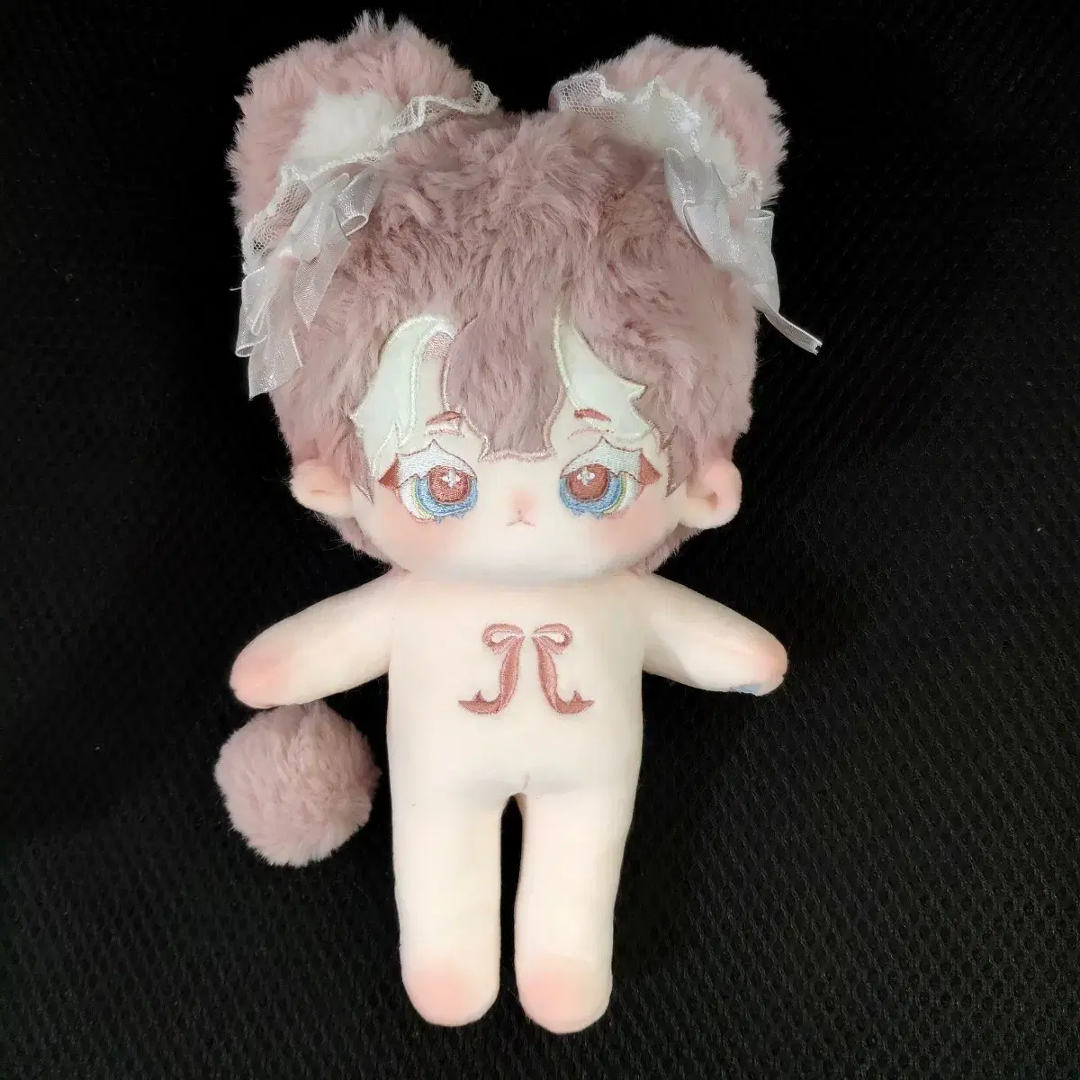 무속성 크림베리 20cm 솜인형 뼈깅