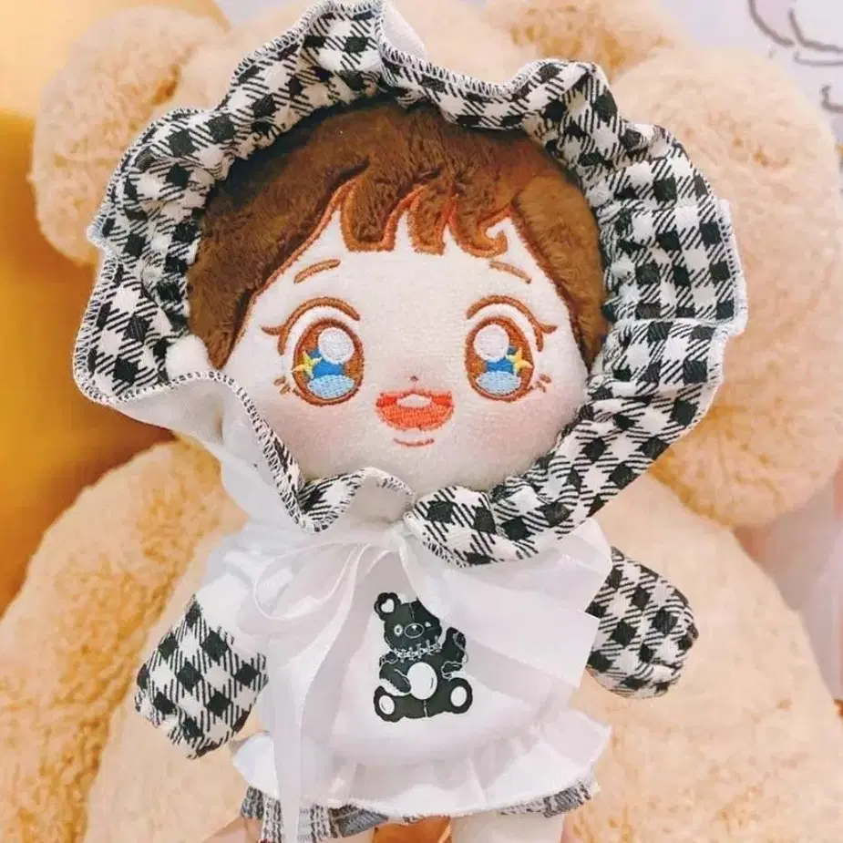 솜인형옷 20cm 퍼피와모룩 화이트