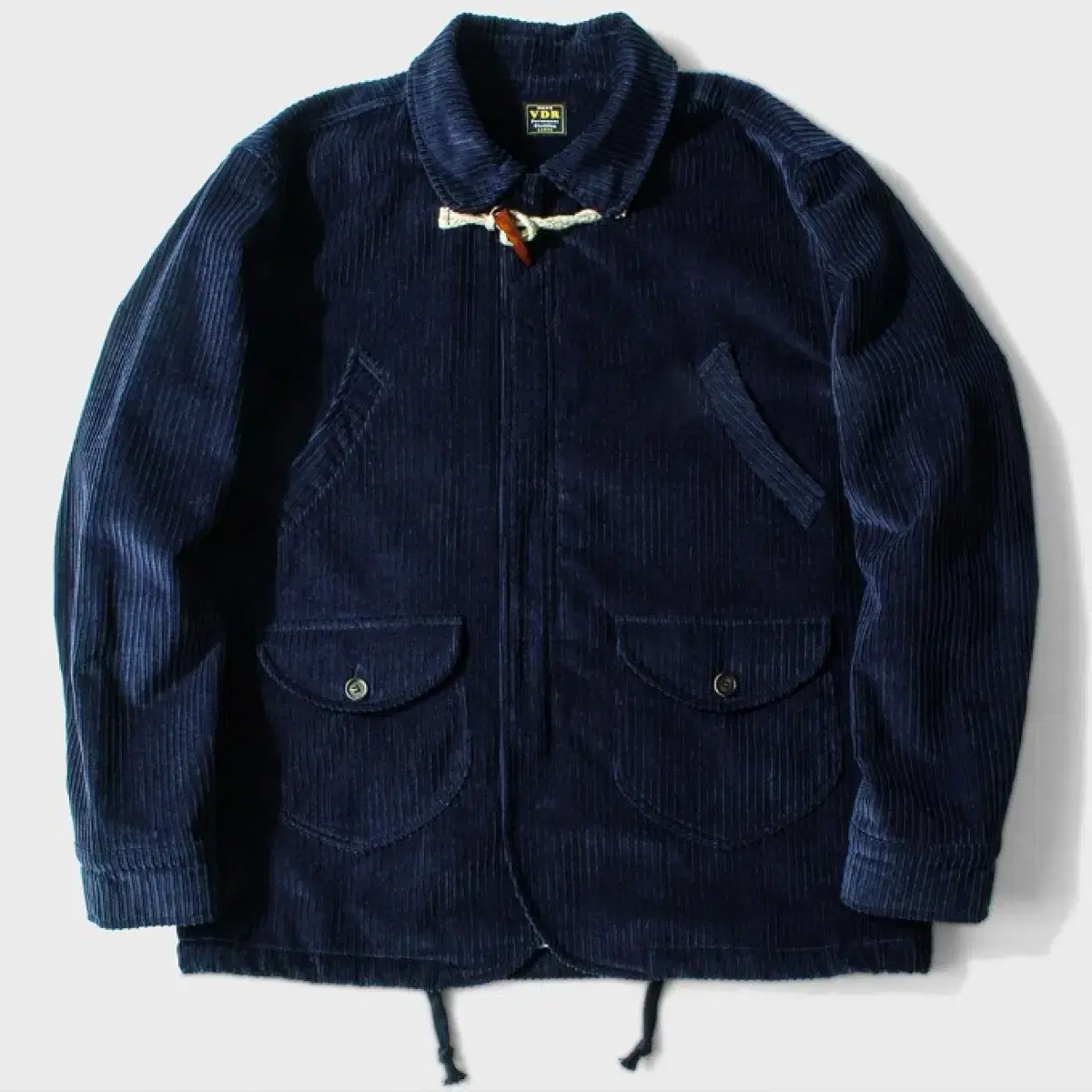 VDR Corduroy Toggle 4-Pocket Jacket in Sailor Bloo