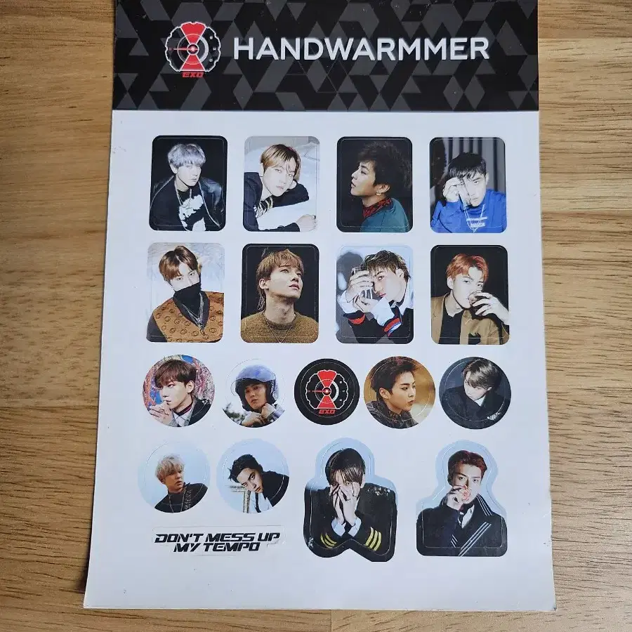 엑소 템포 스티커  EXO Tempo Sticker