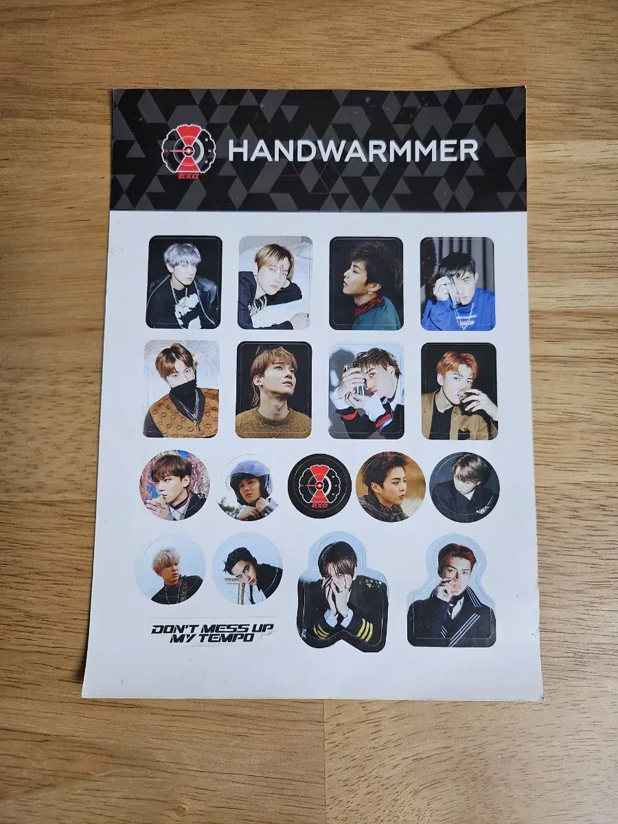 엑소 템포 스티커  EXO Tempo Sticker