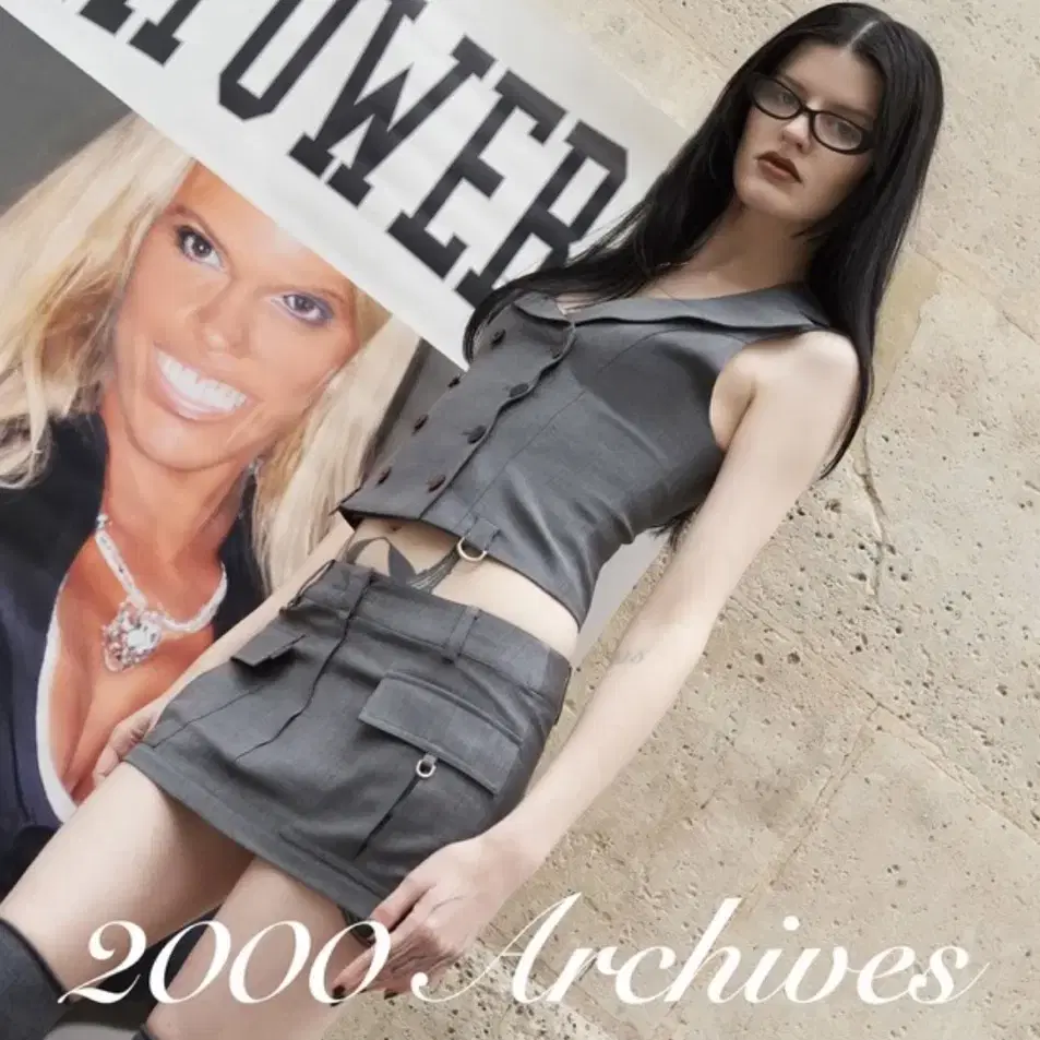 2000Archives 'THAT' GLASSES 02 (BLACK)