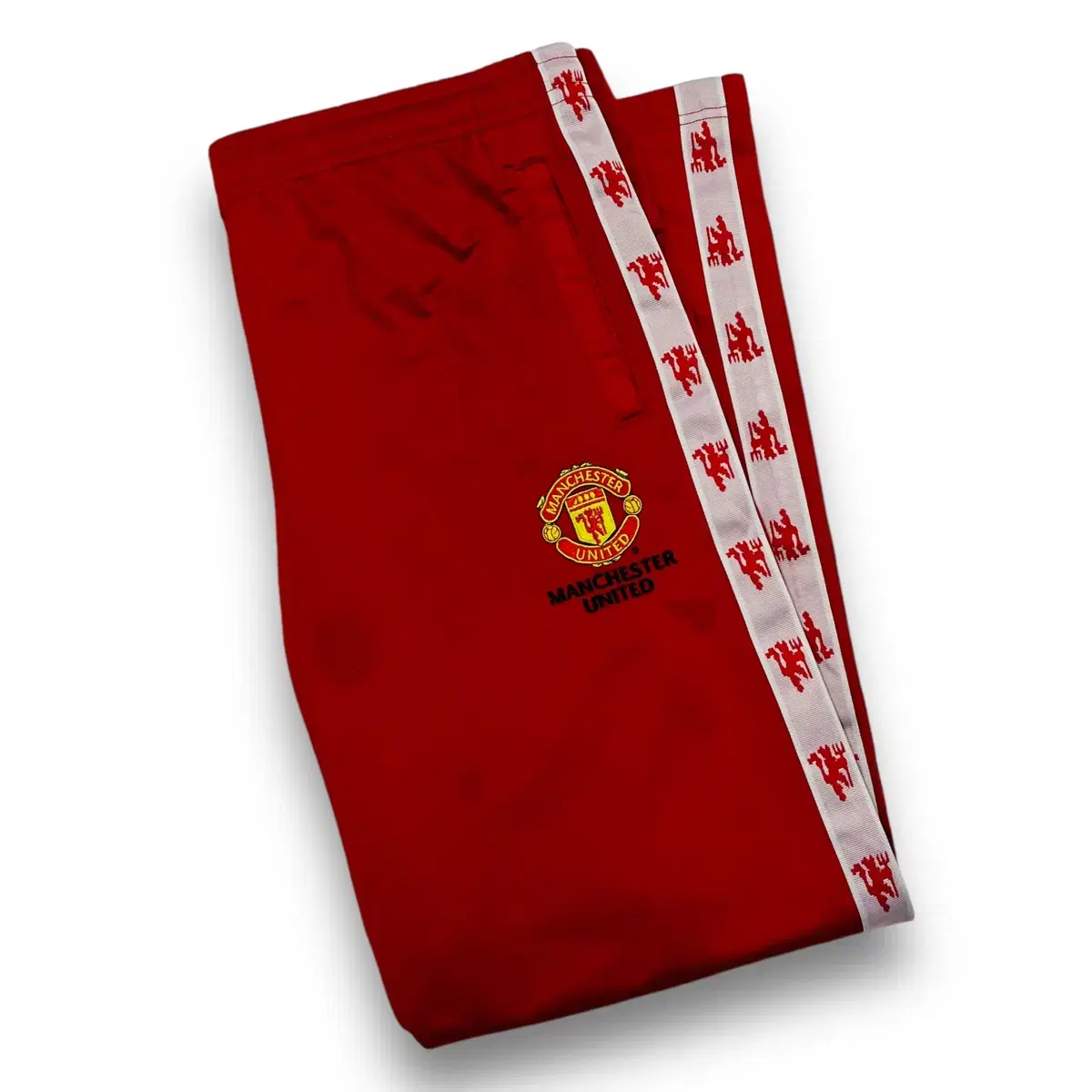 Manchester United Red Side Logo Track Pants