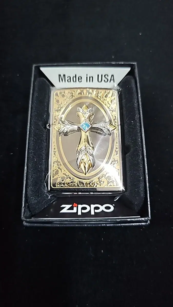 (새상품) 지포 Zippo PRAY EMBLEM BK 정품