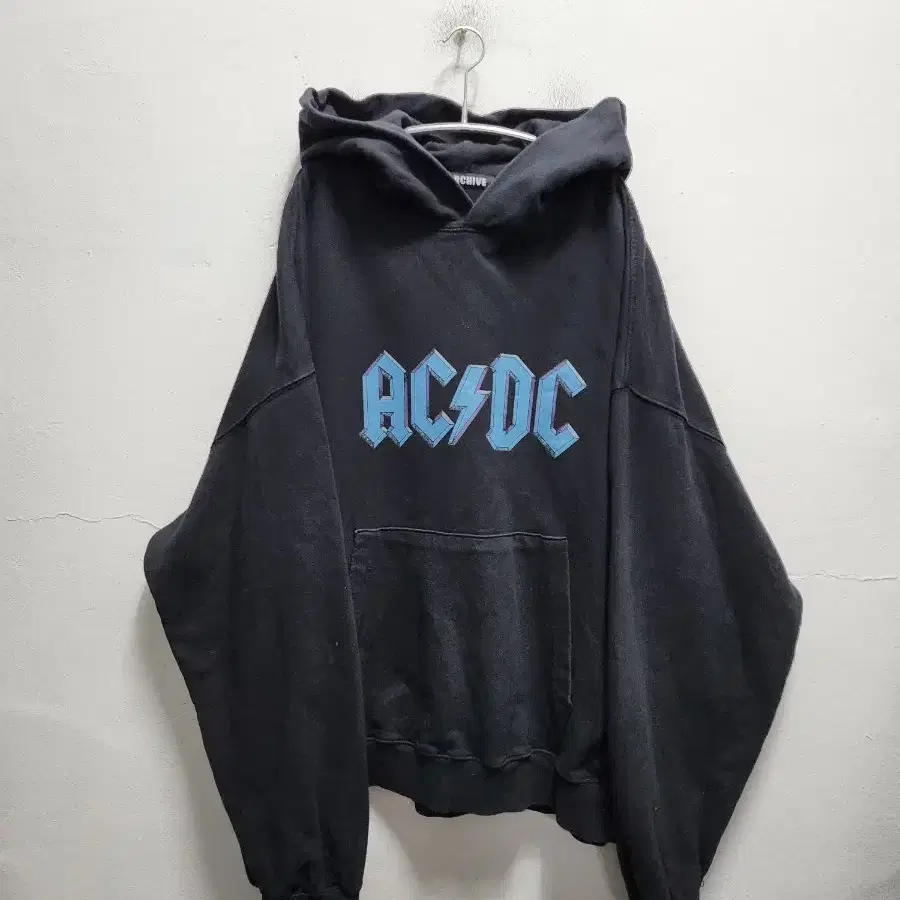 (빅사이즈) 아카이브 ACDC 후드티