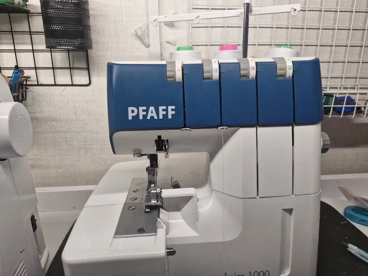 PFAFF admire 1000 오버록  부라더 JA1400  재봉틀 예