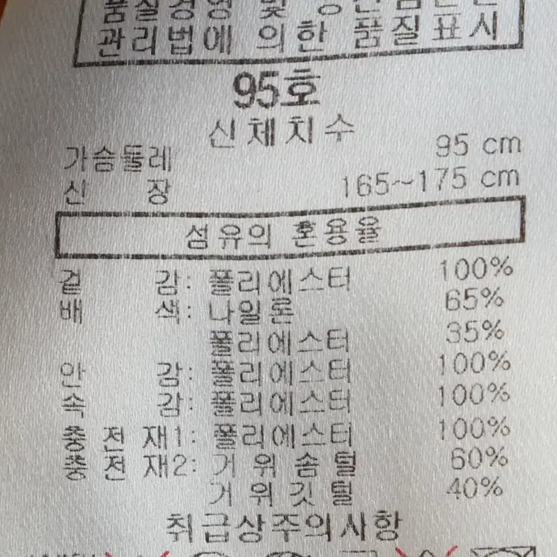 (M) 브랜드빈티지 패딩 점퍼자켓 부분오염 네이비-11045