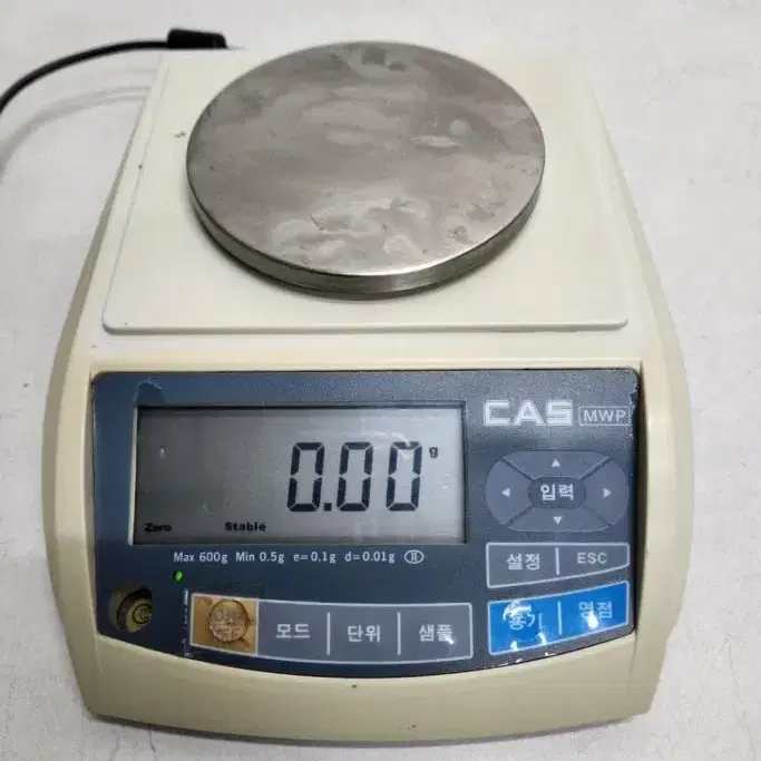 CAS MWP Max 600g d=0.01g 전자저울