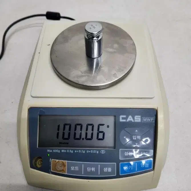 CAS MWP Max 600g d=0.01g 전자저울