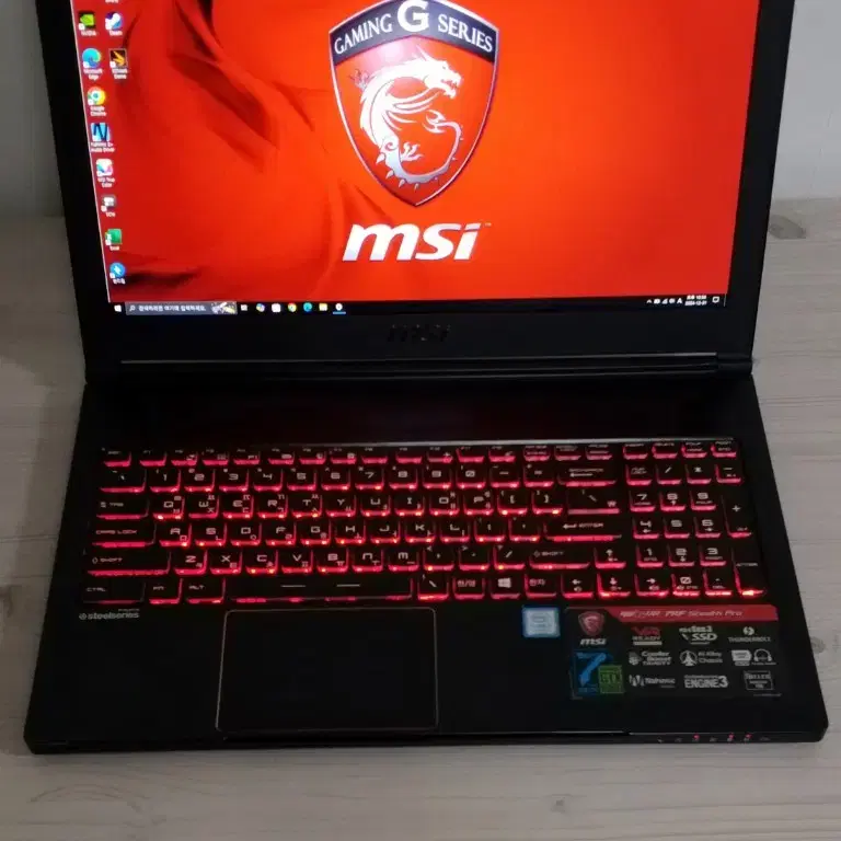 msi 초슬림 게이밍 노트북 GS63VR 7RF Stealth Pro