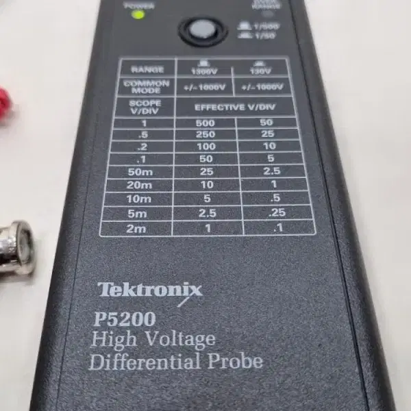 Tektronix P5200 고전압 차동 프로브