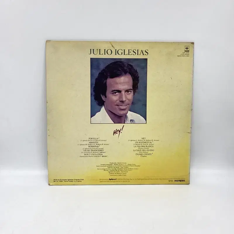 JULIO IGLESIAS LP / AA7011