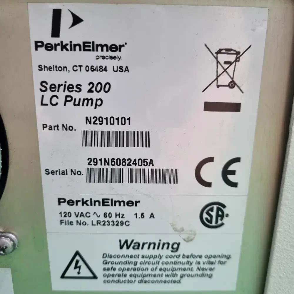 Perkin Elmer Series 200 오토샘플러/LC Pump