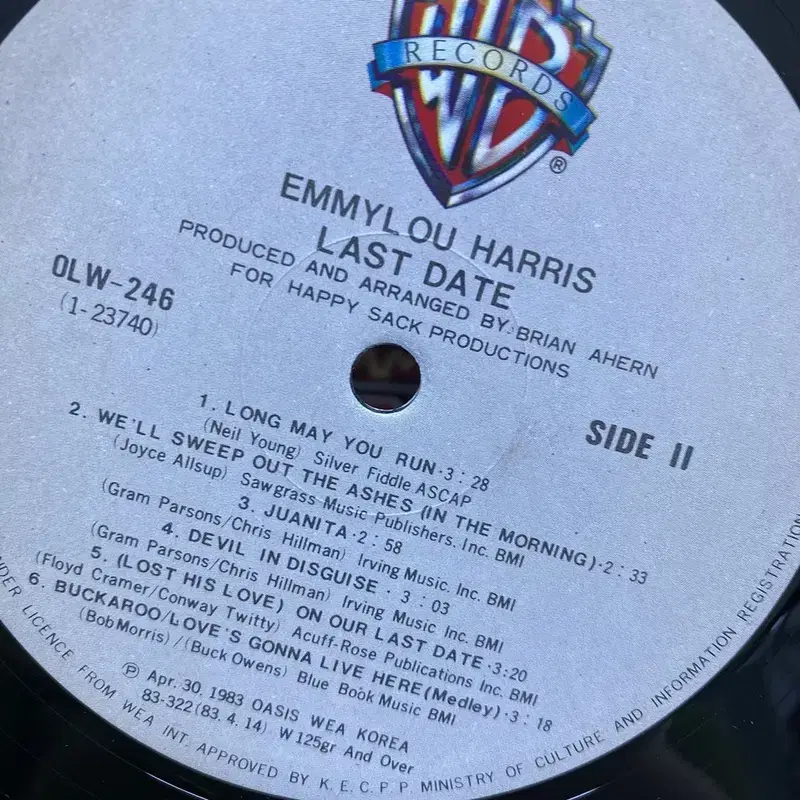 EMMYLOU HARRIS LP / AA7022