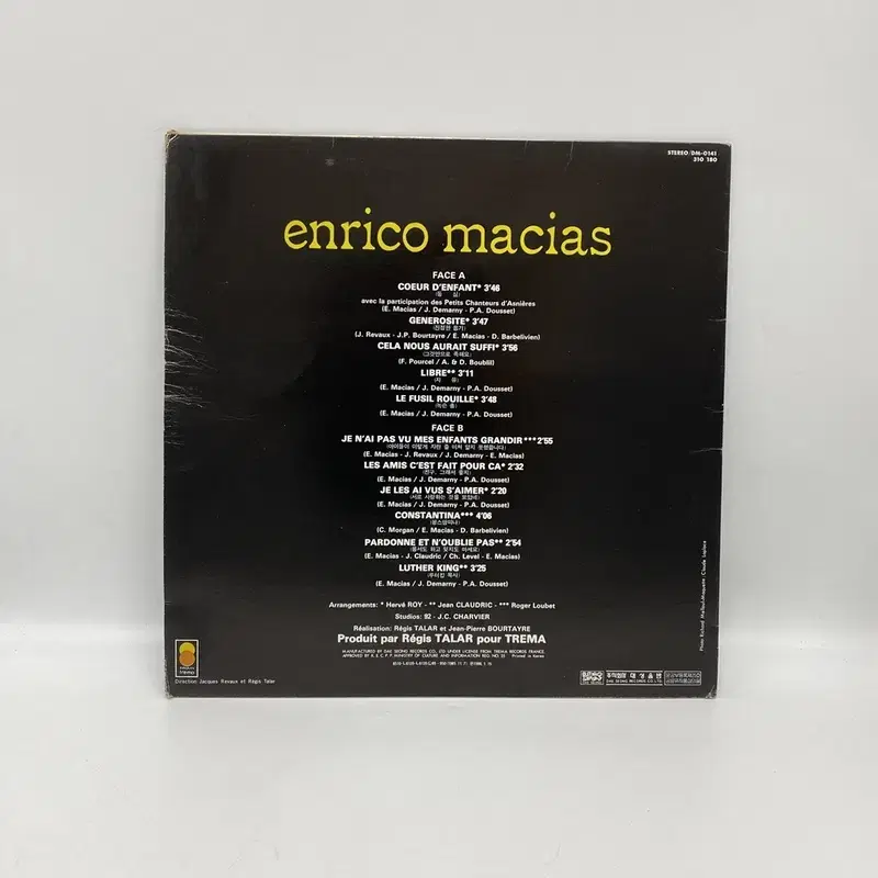 ENRICO MACIAS  LP / AA7025