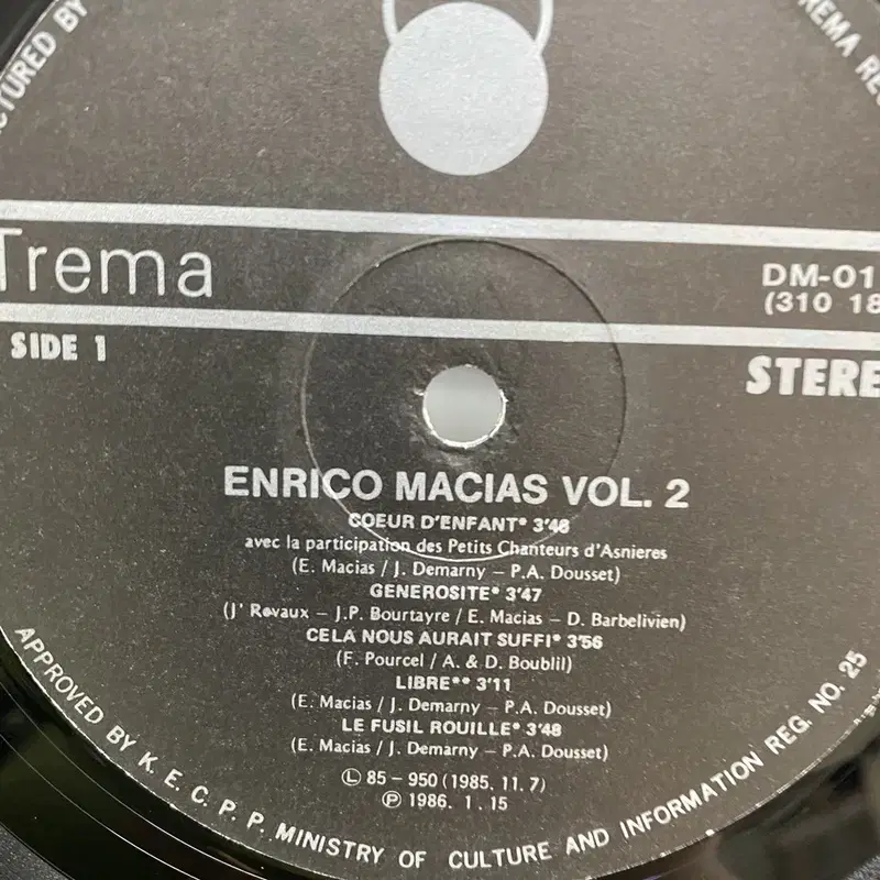 ENRICO MACIAS  LP / AA7025