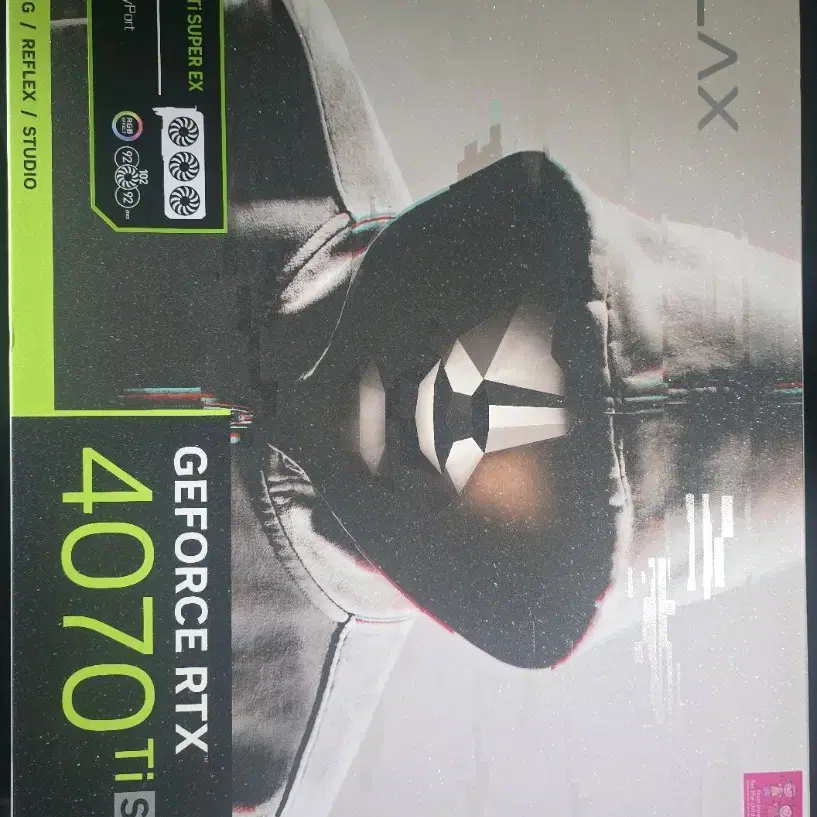 갤럭시 지포스 RTX 4070 Ti SUPER EX WHITE 미개봉팜