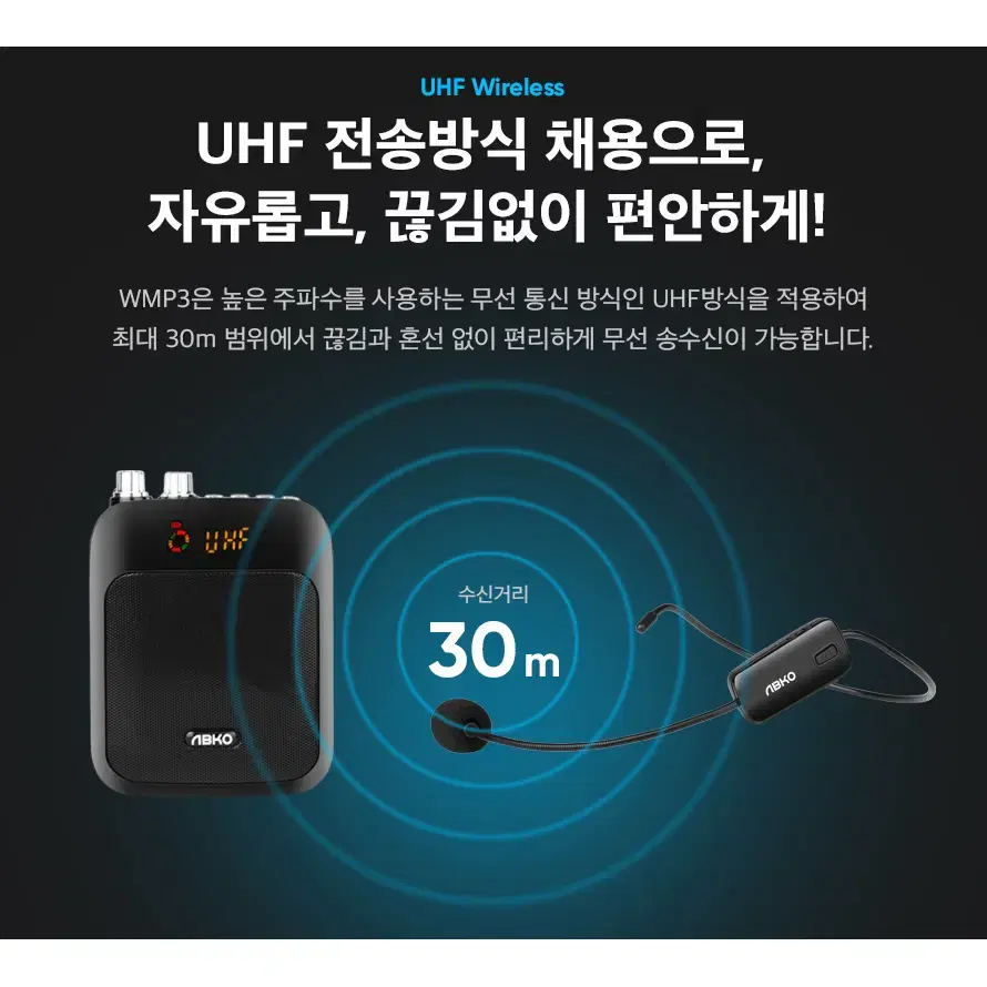 무선 송수신기세트 메가폰