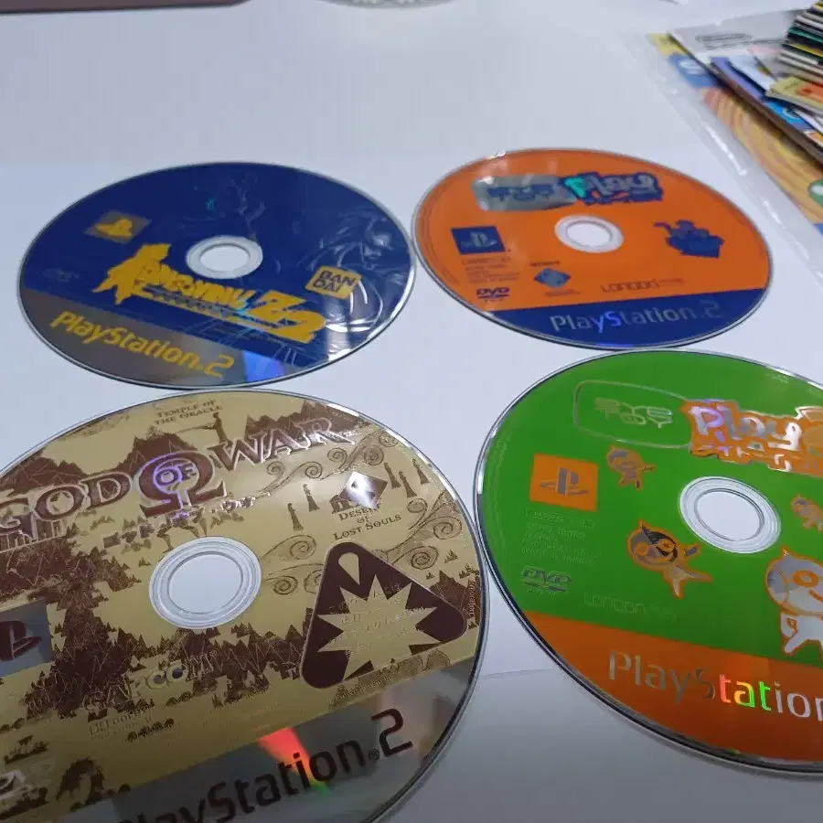 PS2,플스2)알DVD 4개 일괄