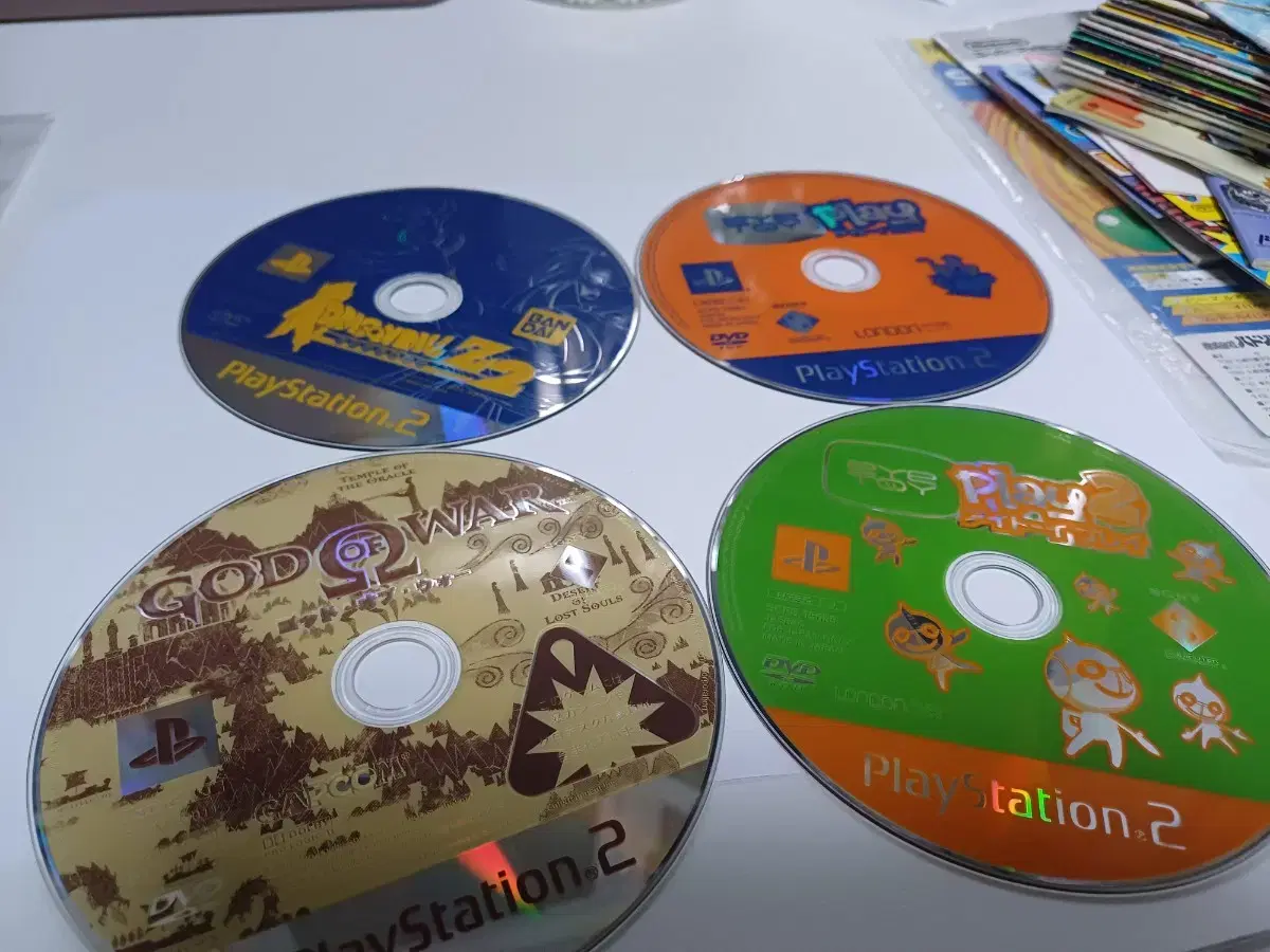 PS2,플스2)알DVD 4개 일괄