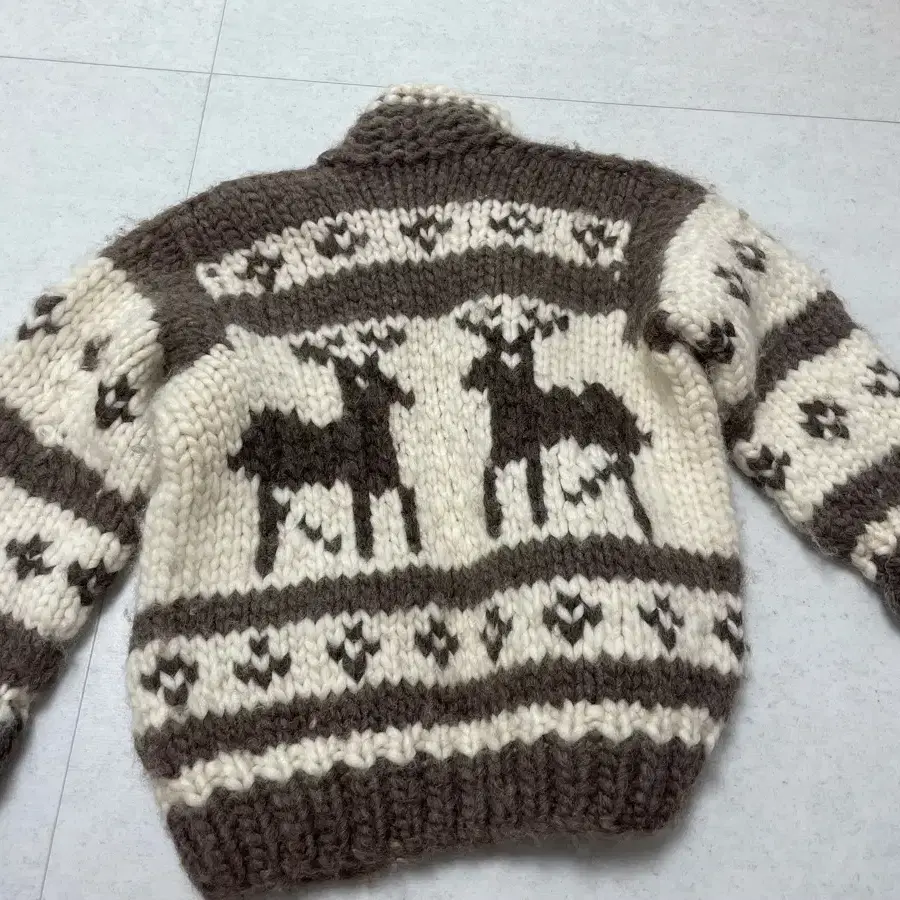 오리지날 코위찬 키즈 4~6 year canada made wool