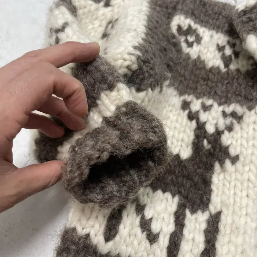 오리지날 코위찬 키즈 4~6 year canada made wool