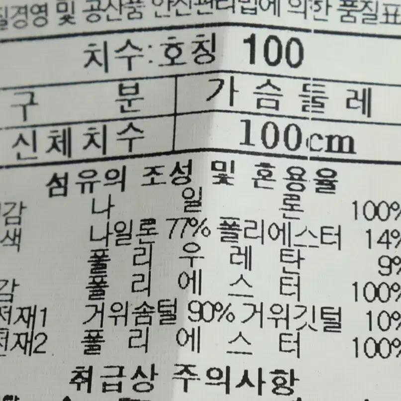 (L) 블랙야크 패딩 점퍼자켓 부분데미지 구스다운-11078