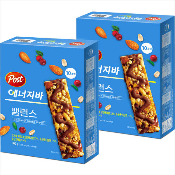 무료배송-포스트 에너지바 밸런스 500g 2개