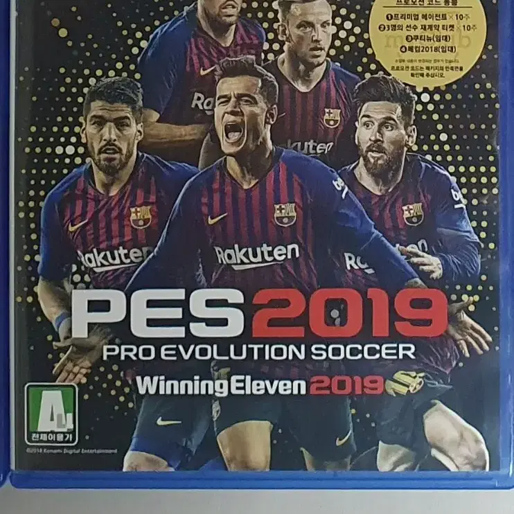 ps4 플스4 위닝2019 pes2019 팝니다