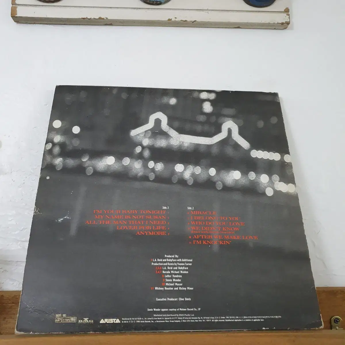 휘트니휴스턴 LP 1990