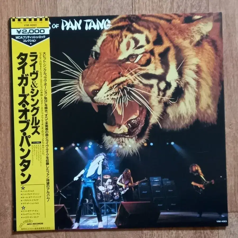 tygers of pan tang lp 일본반 엘피