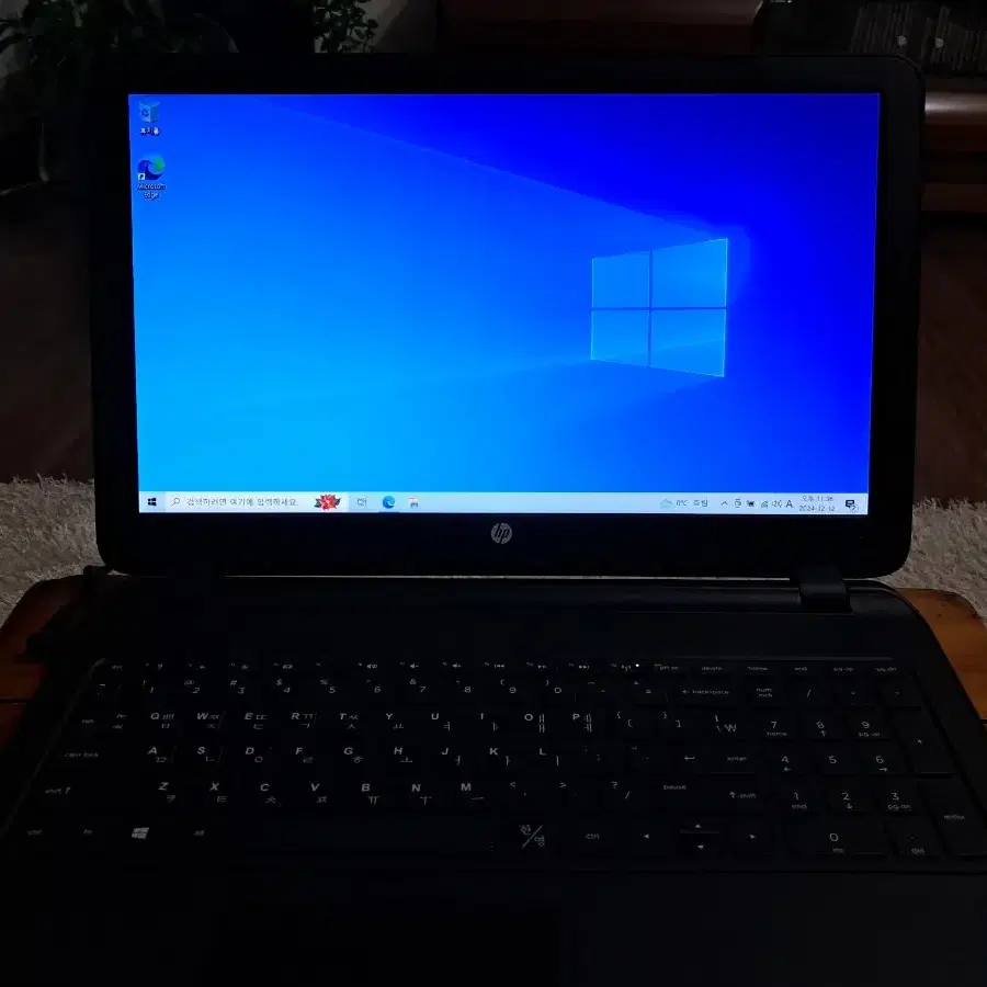 HP 15.6" 노트북 4GB, HDD500GB, WINDOW10