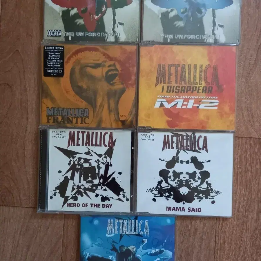 Metallica cd 수입 시디