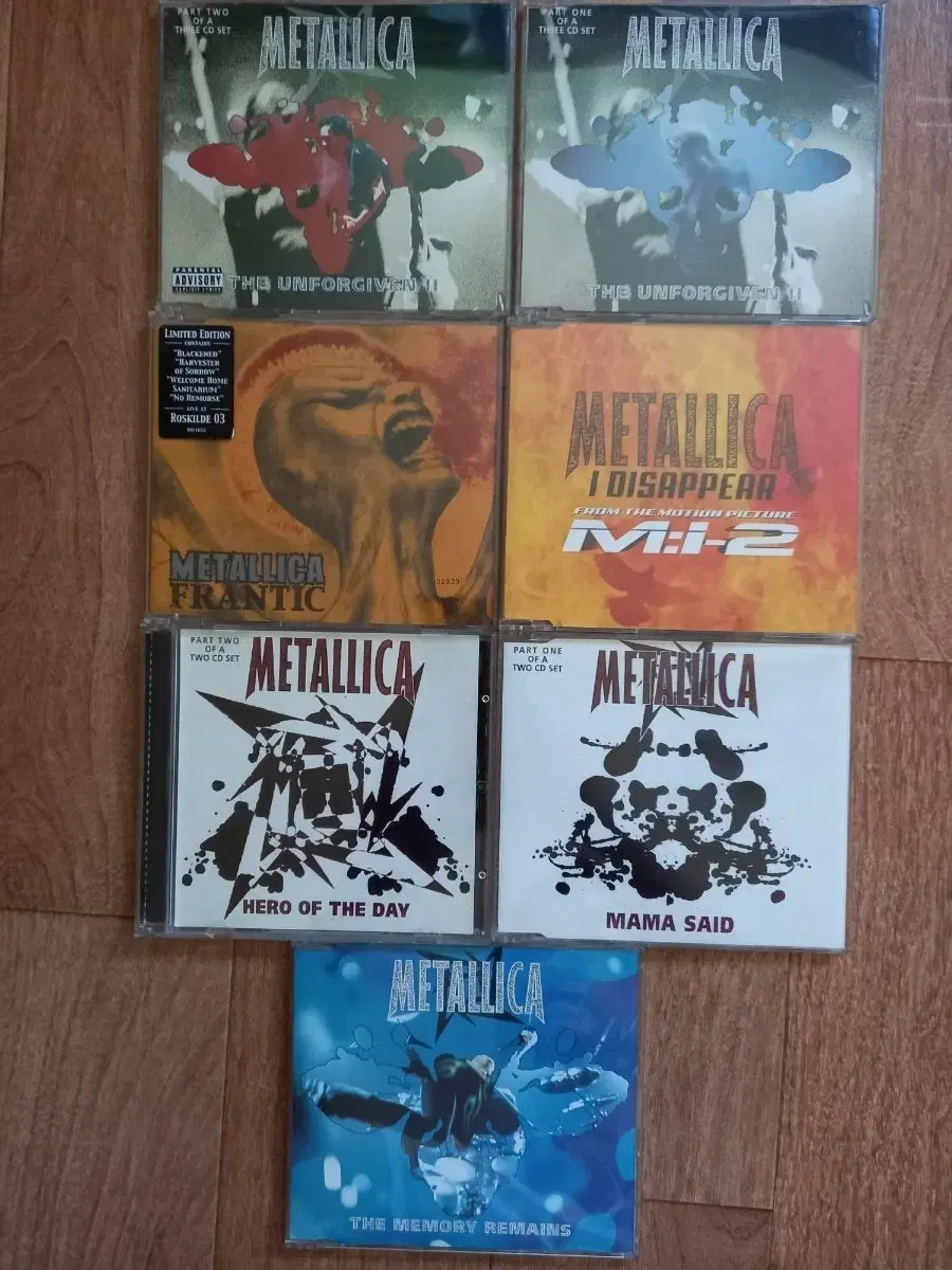 Metallica cd 수입 시디