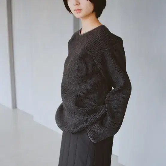 페스토wool midi sweater dark moon